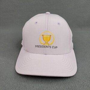 Quail Hollow Presidents Cup Golf Hat Purple Ones Size Adjustable‎ Stretch